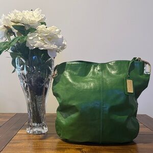 Badgley Mischka Vibrant Green Hobo Bag